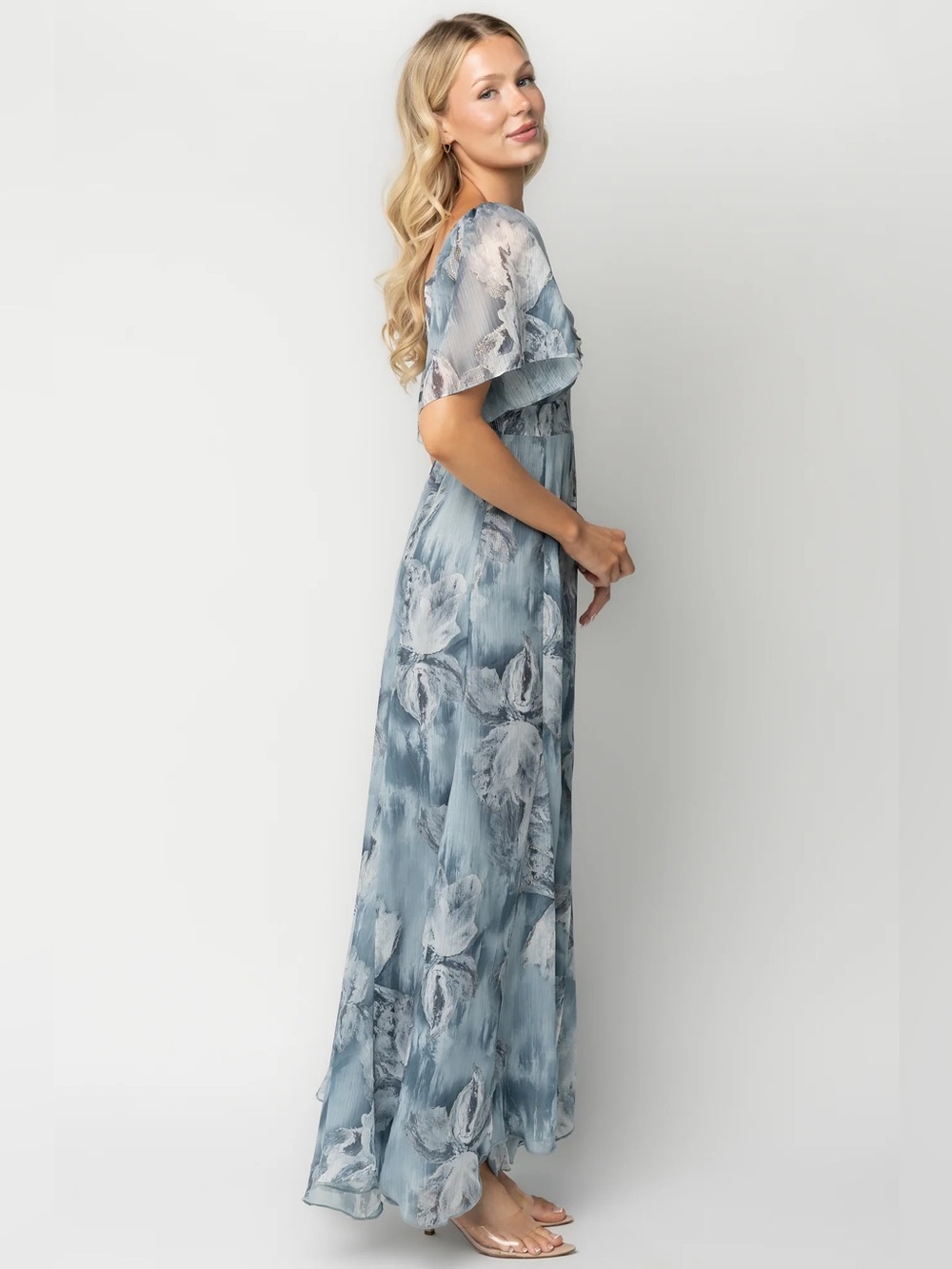 Baltic Born NEW Light Blue Floral Positano Maxi Dress - Picture 16 of 16